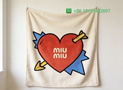Miumiu Throw Blankets